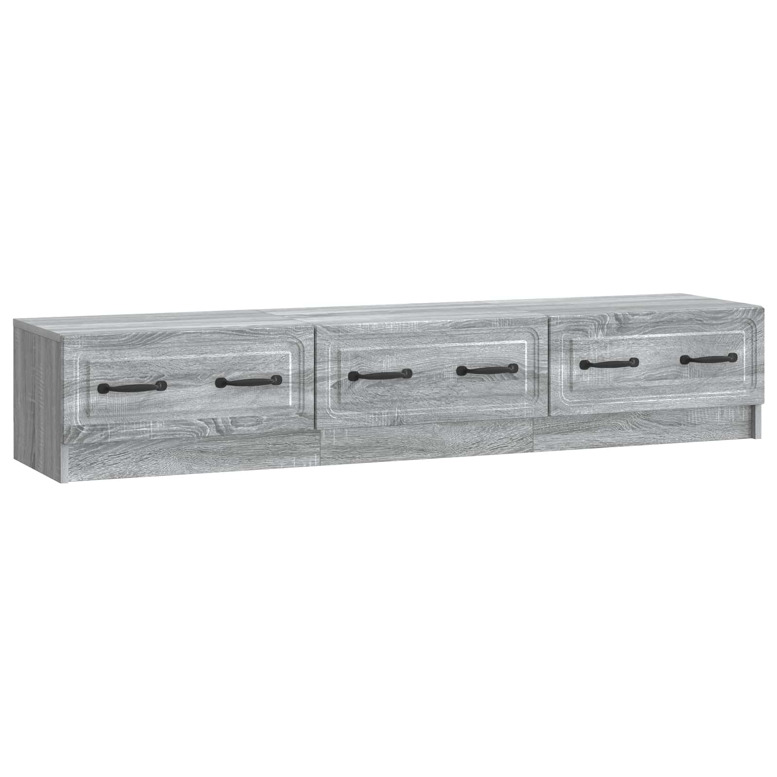 vidaXL Cabinet TV Sonoma gri 147 x 34,5 x 27 cm Lemn prelucrat