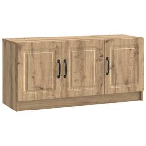 Televizní skříň 99 x 34,5 x 47 cm Dub artisan Kompozitní dřevo - obrázek 2