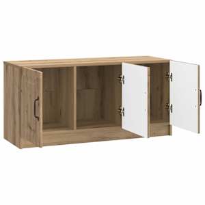 Televizní skříň 99 x 34,5 x 47 cm Dub artisan Kompozitní dřevo - obrázek 5
