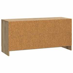 Televizní skříň 99 x 34,5 x 47 cm Dub artisan Kompozitní dřevo - obrázek 8
