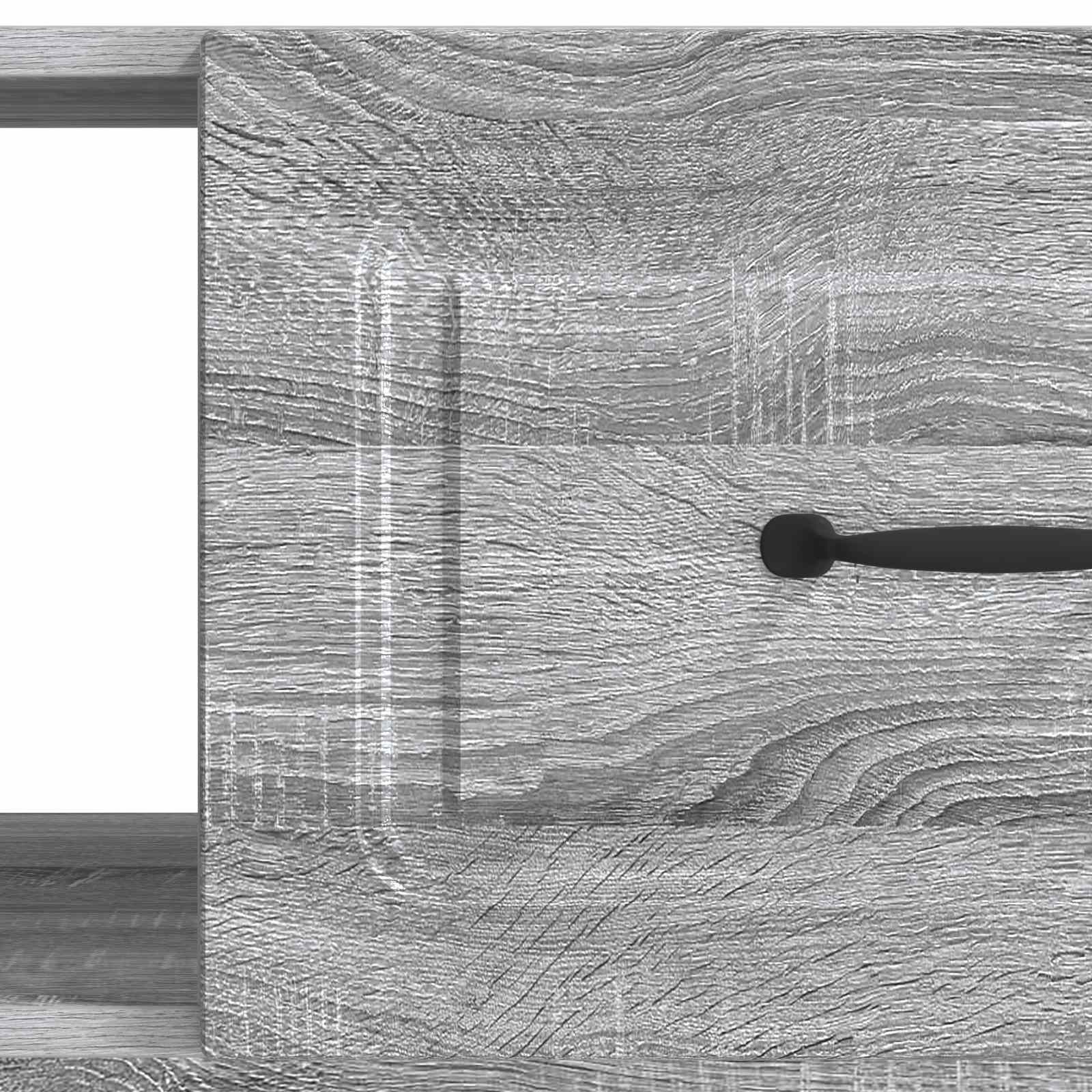 Klubska miza Siva Sonoma 90 x 50 x 37 cm Inženirski les - slika 8