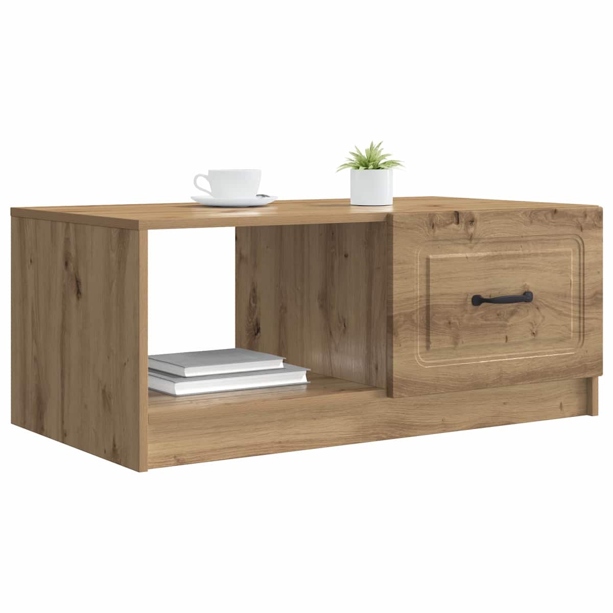 Sofabord 90 x 50 x 37 cm Konstrueret træ - Billede 3