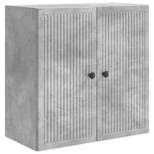 Omara za steno Betonsko siva 59 x 31 x 60 cm Inženirski les
