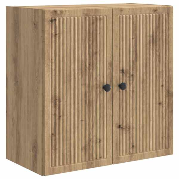 vidaXL Seinale kinnitatav kapp 59 x 31 x 60 cm Tehispuit Artisan tamm