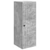 vidaXL Seinale kinnitatav kapp Betoonhall 33 x 34,5 x 90 cm Tehispuit