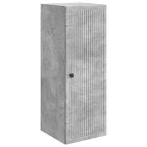 Omara za steno Betonsko siva 33 x 34,5 x 90 cm Inženirski les