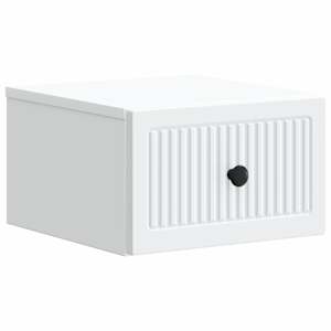 vidaXL Seinale kinnitatav &ouml;&ouml;tis Valge 33 x 34,5 x 20 cm Tehispuit