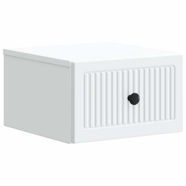 vidaXL Seinale kinnitatav &ouml;&ouml;tis Valge 33 x 34,5 x 20 cm Tehispuit
