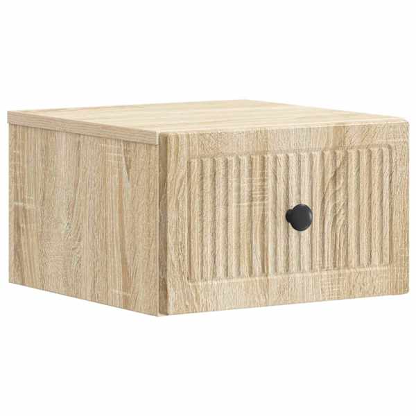 vidaXL Seinale kinnitatav &ouml;&ouml;tis Sonoma tamm 33 x 34,5 x 20 cm