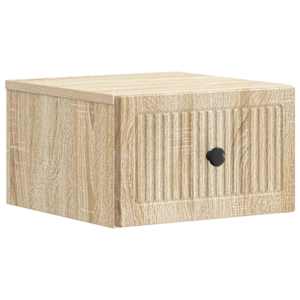 Stenski nočni omarici s predalom Sonoma hrast 33 x 34,5 x 20 cm