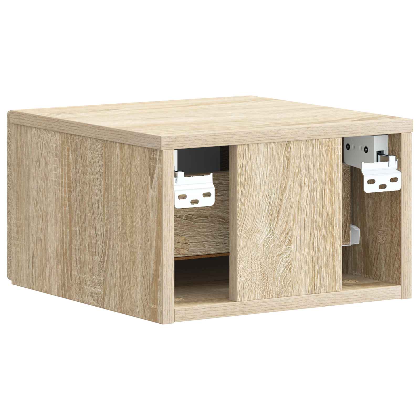 Stenski nočni omarici s predalom Sonoma hrast 33 x 34,5 x 20 cm - slika 6