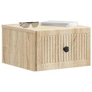 Nástěnný noční stolek 2 pcs Dub sonoma 33 x 34,5 x 20 cm - obrázek 2