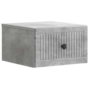 Nástěnný noční stolek 2 pcs Betonově šedá 33 x 34,5 x 20 cm - obrázek 5