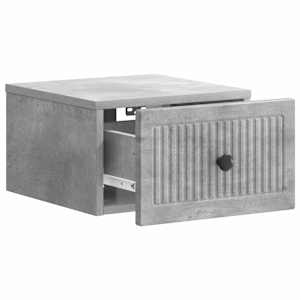 Nástěnný noční stolek 2 pcs Betonově šedá 33 x 34,5 x 20 cm - obrázek 6