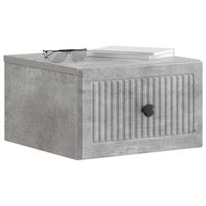Nástěnný noční stolek 2 pcs Betonově šedá 33 x 34,5 x 20 cm - obrázek 3