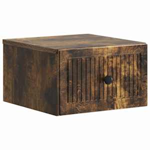 Nástěnný noční stolek 2 pcs Kouřový dub 33 x 34,5 x 20 cm - obrázek 5