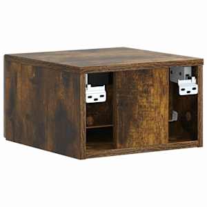 Nástěnný noční stolek 2 pcs Kouřový dub 33 x 34,5 x 20 cm - obrázek 9