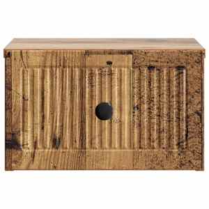 Nástěnný noční stolek 2 pcs Staré dřevo 33 x 34,5 x 20 cm - obrázek 7