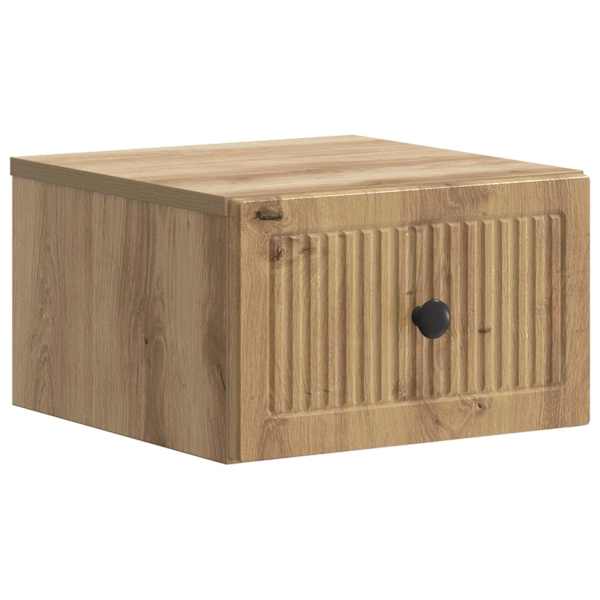 vidaXL Seinale kinnitatav &ouml;&ouml;tis Artisan tamm 33 x 34,5 x 20 cm
