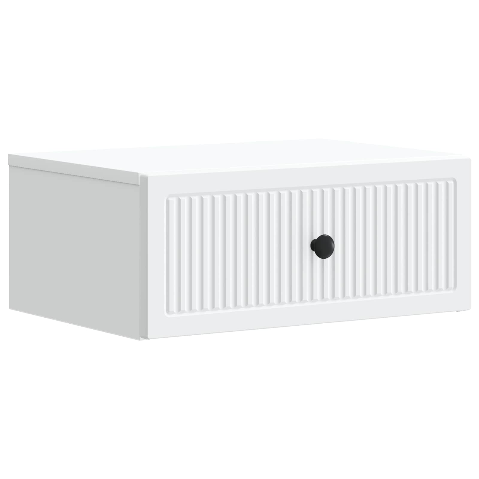 vidaXL Dulap de noapte cu sertar Alb 49 x 34,5 x 20 cm Lemn prelucrat