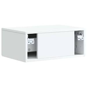 Noční skříňka 2 pcs Bílá 49 x 34,5 x 20 cm Kompozitní dřevo - obrázek 9