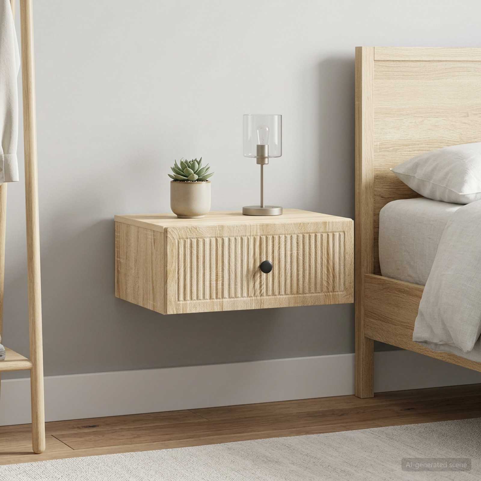 Κομοδίνο με συρτάρι 2 pcs Sonoma Δρυς 49 x 34,5 x 20 εκ.