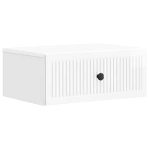 Noční skříňka 2 pcs Bílá s vysokým leskem 49 x 34,5 x 20 cm - obrázek 5