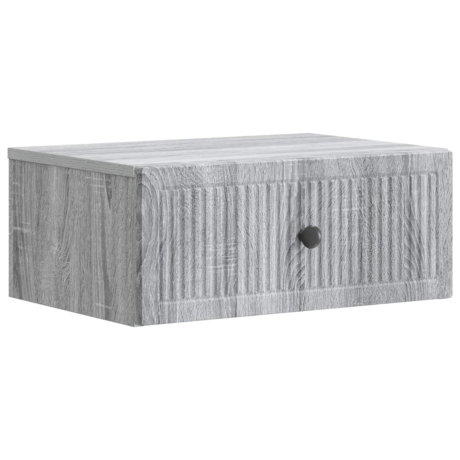vidaXL Dulap de noapte Sonoma gri 49 x 34,5 x 20 cm Lemn prelucrat