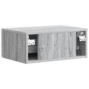 Noční skříňka se zásuvkou 2 pcs Šedá sonoma 49 x 34,5 x 20 cm - obrázek 8