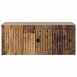 Noční skříňka se zásuvkou 2 pcs Staré dřevo 49 x 34,5 x 20 cm - obrázek 7