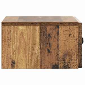 Noční skříňka se zásuvkou 2 pcs Staré dřevo 49 x 34,5 x 20 cm - obrázek 8