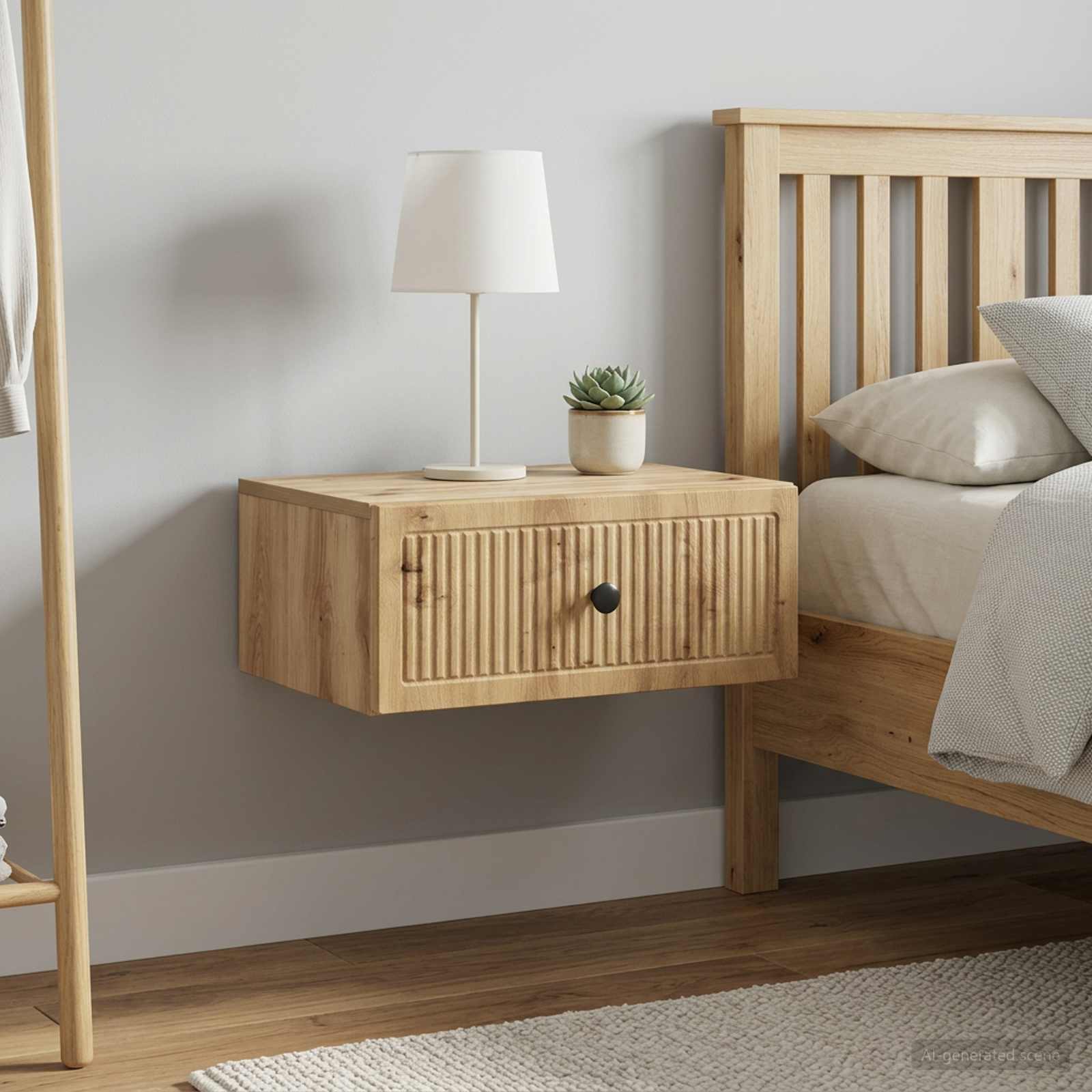 Κομοδίνο 2 τμχ. Artisan Δρυς 49 x 34,5 x 20 εκ. - Image 4