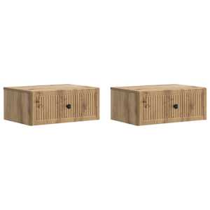 Nočna omarica s predalom 2 pcs Artisan hrast 49 x 34,5 x 20 cm