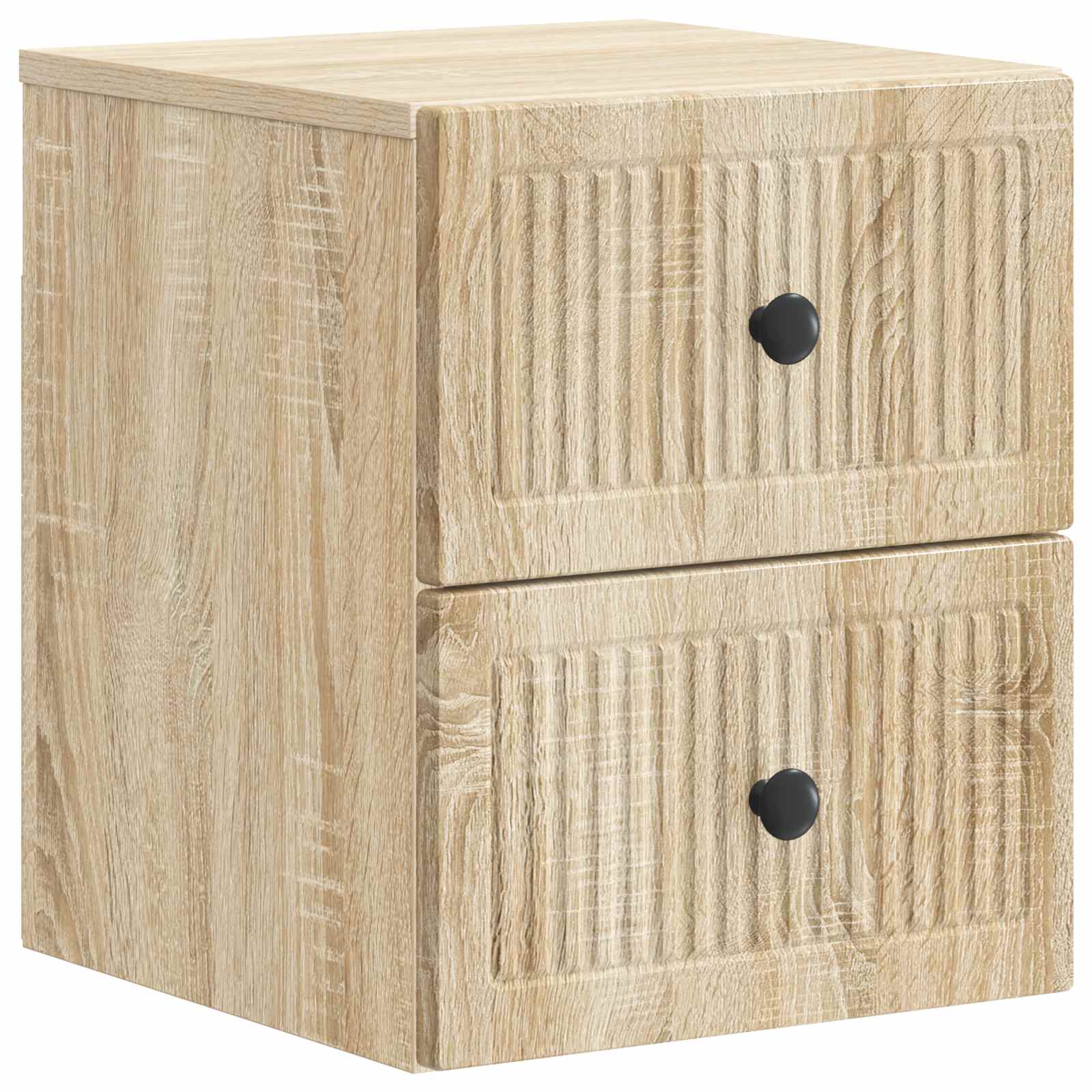 vidaXL Dulap de noapte suspendat Stejar Sonoma 33 x 34,5 x 40 cm