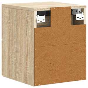 Nástěnný noční stolek 2 pcs Dub sonoma 33 x 34,5 x 40 cm - obrázek 9