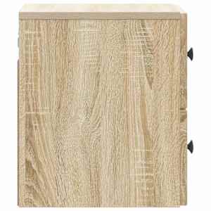 Nástěnný noční stolek 2 pcs Dub sonoma 33 x 34,5 x 40 cm - obrázek 8