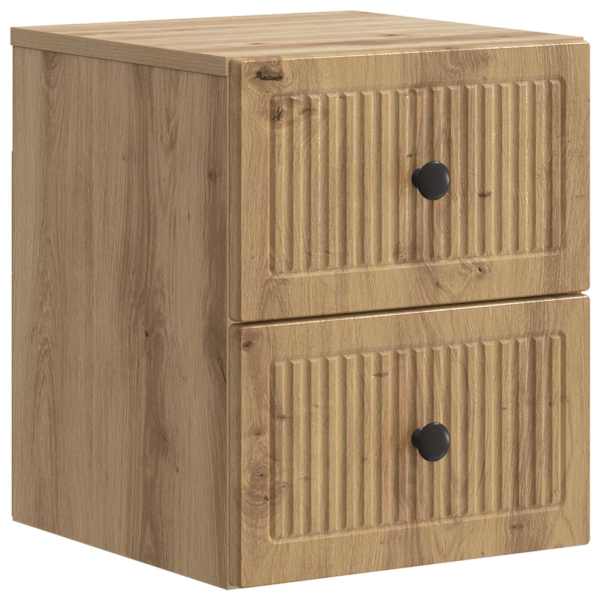 vidaXL Seinale kinnitatav &ouml;&ouml;tis Artisan tamm 33 x 34,5 x 40 cm