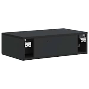 Nástěnný boční stůl Černá 59 x 34,5 x 17 cm Kompozitní dřevo - obrázek 7