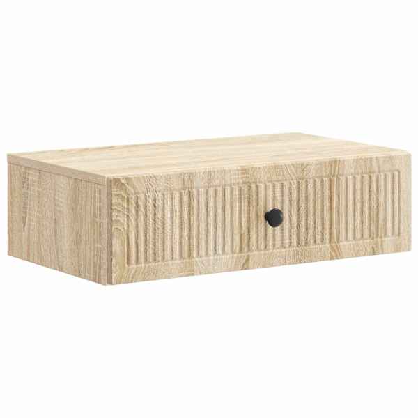 vidaXL Seinale kinnitatav k&uuml;lglaud Sonoma tamm 59 x 34,5 x 17 cm