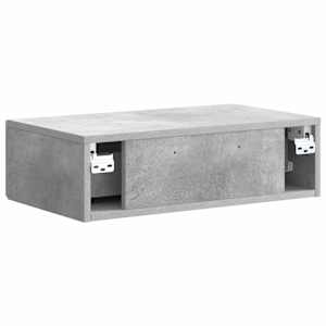 Nástěnný boční stůl Betonově šedá 59 x 34,5 x 17 cm - obrázek 7