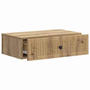Nástěnný boční stůl Dub artisan 59 x 34,5 x 17 cm - obrázek 3
