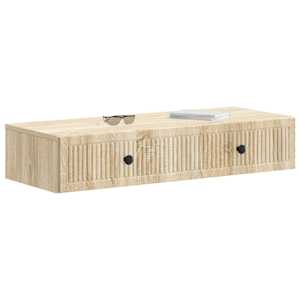 Nástěnný boční stůl Dub sonoma 87,5 x 34,5 x 17 cm - obrázek 3