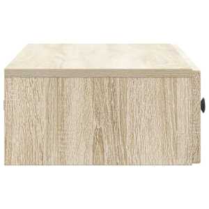 Nástěnný boční stůl Dub sonoma 87,5 x 34,5 x 17 cm - obrázek 6