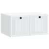 vidaXL Rippuv TV kapp Valge 59,5 x 41 x 30 cm Tehispuit