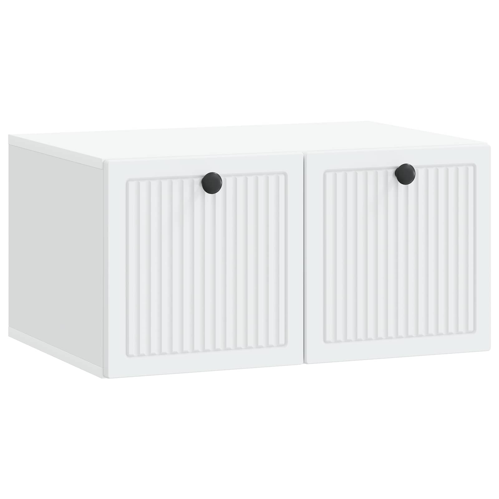 vidaXL Oglindă TV montată pe perete Pe perete Alb 59,5 x 41 x 30 cm