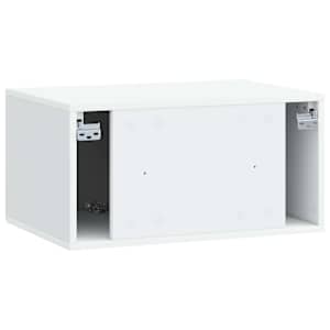 Nástěnná TV skříň Bílá 59,5 x 41 x 30 cm Kompozitní dřevo - obrázek 8