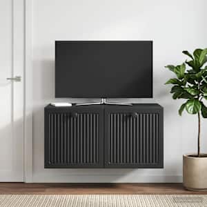 Nástěnná TV skříň Černá 59,5 x 41 x 30 cm Kompozitní dřevo - obrázek 4
