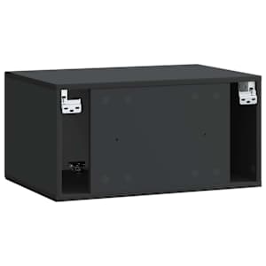 Nástěnná TV skříň Černá 59,5 x 41 x 30 cm Kompozitní dřevo - obrázek 8