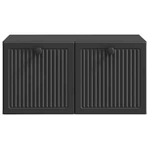 Nástěnná TV skříň Černá 59,5 x 41 x 30 cm Kompozitní dřevo - obrázek 6