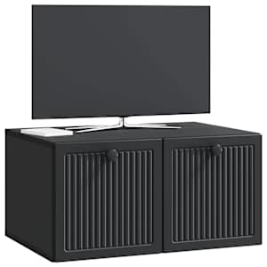 Nástěnná TV skříň Černá 59,5 x 41 x 30 cm Kompozitní dřevo - obrázek 3